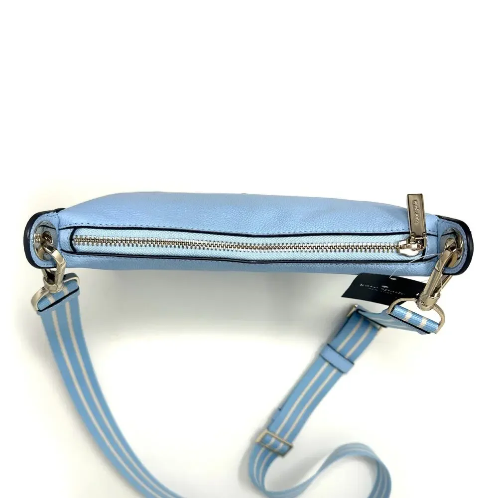Kate Spade Rosie Small Crossbody Purse Celeste Blue Leather wkr00630